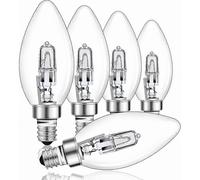 Applicabile a lampadina alogena a candela E14 28W dimmerabile, lampadina a vite Edison piccola C35 E14