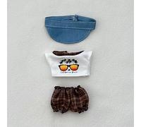 Applicabile a vestiti per bambole alla moda da 17 cm, pantaloni, cappelli e gonne, acquista 1 pezzo e regala 1 pezzo a caso, per un totale di 2 pezzi. (LBB-134)