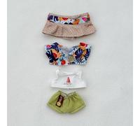 Applicabile a vestiti per bambole alla moda da 17 cm, pantaloni, cappelli e gonne, acquista 1 pezzo e regala 1 pezzo a caso, per un totale di 2 pezzi. (LBB-132)