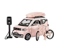 Applicabile A Wuling Hongguang MINI Veicoli Imitazione Realistica Lega Modelli Di Auto Di Piccole Dimensioni Ornamenti Da Collezione Mini Macchinine Regali For Ragazzi Raffinato(Pink)