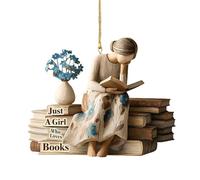 Applicabilità versatile: le palline di Natale per gli amanti dei libri consentono idee decorative creative per le cime degli alberi, i rami e gli scaffali combinando funzionalità e fascino estetico pe