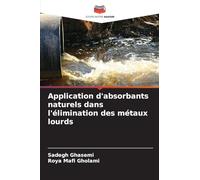 Application d'absorbants naturels dans l'élimination des métaux lourds