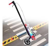 Applicatore a 2 ruote, linea di trasferimento della rotella, macchina per marcatura atletica sul campo, attrezzatura per strisce di vernice, per marcatura strada/garage/scuola
