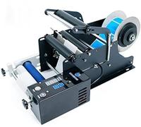 Applicatore automatico di etichette per bottiglie, stampante per etichette da 15-30 pezzi/min per diametro 15-120 mm, ideale per imballaggi alimentari e catering