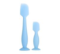 Applicatore crema pannolino morbido flessibile in silicone pannolino eruzione crema pennello (azzurro cielo)