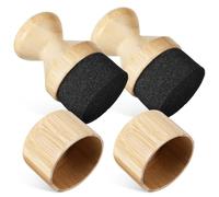 Applicatore di cera per taglieri da 2 pezzi - Applicatore di olio in spugna con