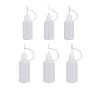 Applicatore Di Colla, 6pcs Applicatore Di Precisione, Bottiglie Plastica, Flacone Contagocce, Squeezer Bottle, Applicatore Punta Ago, Bottigliette Con Applicatore Colla