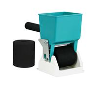 Applicatore di colla a rullo per la distribuzione di adesivi con supporto e