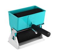 Applicatore di colla, regolabile manualmente, trasportabile, con 2 rotelle, a risparmio energetico, maneggevole, per lavori di rivestimento in legno (15,24 cm)