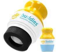 Applicatore di Crema Solare Solar Buddies - Blu - Ricaricabile a Sfera con Spugna per Creme Solari e Lozioni - Per Bambini, Adulti e Famiglie - Capacità 100 ml - Perfetto per Viaggi