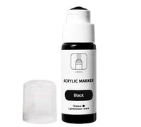 Applicatore di inchiostro: flacone per schizzi di liquidi, dispositivo a corsa , corpo spremuto ricaricabile | Motore ad alta resa di pigmenti, metodo di consegna della linea coerente Insegne Po