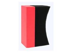 Applicatore di lucidatura for spugna for la pulizia dell'auto, for cera, salviette ad alta densità, spazzole for tergicristalli for pneumatici e ruote auto(2pcs 10x6x4 red)