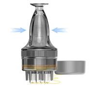 Applicatore di Minoxidil, Piccolo Strumento Rapido ed Efficiente, Nessun Disordine con il Siero per Capelli, Bottiglia Pennello Applicatore per Capelli