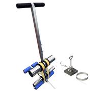 Applicatore di nastro da pavimento a pressione manuale con kit di cerchi per tracciare linee di campo su parcheggi, campi da basket e strade