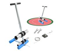 Applicatore di nastro manuale con kit di disegno circolare per marcatura di campi e parcheggi