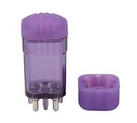Applicatore di Olio per Capelli, Applicatore di Olio per Cuoio Capelluto Applicatore per Cuoio Capelluto Pettine da 8 Ml Capacità Trasparente Vuoto per Capelli (PURPLE)