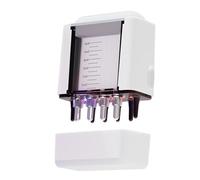 Applicatore di olio per capelli elettrici, pettine di massaggiatore del cuoio capelluto, spazzola per massaggio alla testa con luce rossa integrata, tecnologia di vibrazione silenziosa, portatile/faci