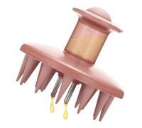 Applicatore di olio per capelli, pettine per cuoio capelluto per la crescita, bottiglia con punta da massaggio, accessorio nutriente per la cura con distribuzione uniforme, presa facile per la perdita