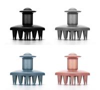 Applicatore Di Olio Per Capelli - Spazzola Per Massaggio Del Cuoio Capelluto In Silicone | Pettine Guida Fluido Per Oli Essenziali | La Cura Dei Capelli Non Sporca Le Mani, Distribuzione Delicata (C)