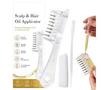 Applicatore di olio per cuoio capelluto a prova di perdite, preciso | Applicatore per olio capelluto per la casa e il salone di bellezza in viaggio, per adulti, moglie, mamma e papà