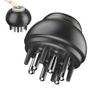 Applicatore di olio per cuoio capelluto, portatile, manuale a 6 pin | pettine per olio liscio