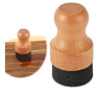 Applicatore di Olio per Tagliere, 9,5x5x5 cm Applicatore di Cera per Tagliere con Manico Accessori per Applicatori di Tagliere per Controsoffitti (Marrone)