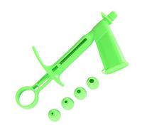 Applicatore di perle di zucchero, strumento in plastica per decorare torte fai da te, con 4 convertitori, verde, strumenti per scolpire torte