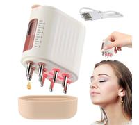 Applicatore elettrico per olio per capelli, massaggiatore elettrico per cuoio capelluto, massaggiatore per la crescita dei capelli, applicatore vibrante da 6 ml, erogatore di olio per capelli