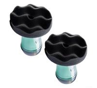 Applicatore lucidante per pneumatici, con pompa, portatile, per auto e camion, con cuscinetto in schiuma gel, lucido, verde e nero