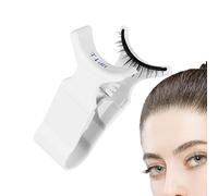 Applicatore magnetico per eyelelash, Lazy V Clip Eyelash Curler, Soft Silicone Top Cover, Compact and Lightweight Design, Perfect for Travel, Home and Business Trips, Adjustable for All Size