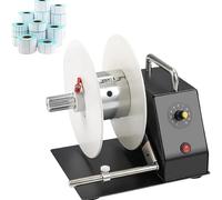 Applicatore manuale di etichette, applicatore automatico di etichette con base antiscivolo, velocità regolabile da 1 a 11, diametro di riavvolgimento di 180 mm e velocità di 1-8 pollici/s, per negozi