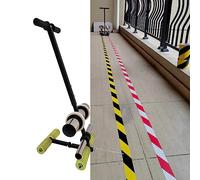 Applicatore manuale di nastro per pavimenti, dispenser di nastro da passeggio, per pittura, marcatura corsia, aree sportive e di stoccaggio, larghezza massima 14 cm, macchina per nastro a rotolo