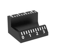 Applicatore per bottiglie da 3 ml/10 ml, strumento di allineamento semplice e preciso, strumento di etichettatura per piccoli bicchieri, contenitori per olio per trucco, laboratori, casa