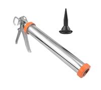 Applicatore per calafataggio per tubi in alluminio con ugello per progetti di costruzione Adesivo per vetro Sigillatura professionale Riparazioni domestiche Calafataggio