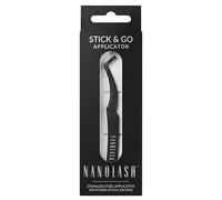Applicatore per ciglia a ciuffetti preincollate Nanolash - Pinzetta di precisione per l'applicazione di ciglia pre-glued, applicatore per self adhesive ciglia finte Stick&Go