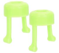 Applicatore per collirio, guida per collirio 2 pezzi Dimensioni compatte Pratico pratico per unguenti per gli occhi e colliri Bottiglie di diverse forme e specifiche(verde)