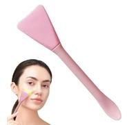 Applicatore per crema viso, applicatore per trucco in silicone | Pennello per il viso con spatola per la cura della pelle a doppia testa | per strumenti di bellezza flessibili Applicatore per copertur