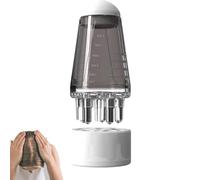 Applicatore per cuoio capelluto, applicatore per olio per capelli - Pettine fluido per massaggio della testa per massaggio del cuoio capelluto - Pettine per bottiglia applicatore oliante portatile per