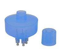 Applicatore per cuoio capelluto, medicina capelli cuoio capelluto pettine vuoto lega per la casa per signora (blu)