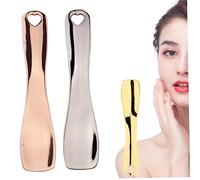 Applicatore per il trucco per la lozione per la crema per gli occhi riutilizzabile per la cura della pelle in metallo per lozioni di crema per miscelazione di bellezza 3pcs.