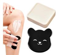 Applicatore per lozione a forma di orso, tampone idratante in silicone per piedi e corpo, per un'applicazione delicata, impugnatura morbida con crema all'olio abbronzante, lozione BB, dispositivo per