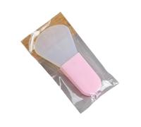Applicatore per maschere, 1/3 pezzi in silicone. Set di pennelli for maschera Raschietto applicatore portatile multicolore fai-da-te(Pink fan)
