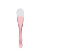 Applicatore per maschere, Maschera facciale in silicone a doppia testaSpazzola for pulizia Raschietto Daub MudFilm BeautyTool Portatile Multi(A0064-pink2)