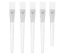 Applicatore per maschere, Set di pennelli for maschera multicolore 3/5/15 pezzi Strumenti fai da te portatili for donne/./estetista(Transparent 5pcs)