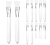 Applicatore per maschere, Set di pennelli for maschera multicolore 3/5/15 pezzi Strumenti fai da te portatili for donne/./estetista(White 15pcs)