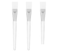 Applicatore per maschere, Set di pennelli for maschera multicolore 3/5/15 pezzi Strumenti fai da te portatili for donne/./estetista(Transparent 3pcs)