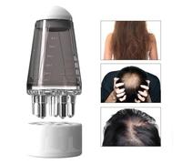 Applicatore per oliatura dei capelli, applicatore per cuoio capelluto | Pettine fluido per massaggio della testa per massaggio del cuoio capelluto - Pettine per bottiglia applicatore oliante portatile