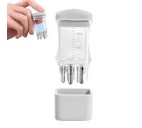 Applicatore per oliatura dei capelli, applicatore per oliatura dei capelli a 5 pin e massaggiatore per cuoio capelluto, dispenser portatile per olio per capelli per la cura del cuoio capelluto,