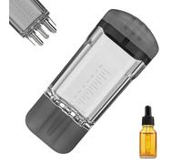 Applicatore per olio per capelli - 0,98x1.06x2,48 pollici di distributore portatile MASSAGE COMM per una facile applicazione, design ergonomico con costruzione, strumento di cura personale per la nonn