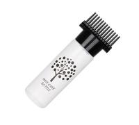 Applicatore per olio per capelli, strumento permanente, pettine per radici, applicatore per salone di casa, nero, 17,1 x 6,4 x 4,6 cm
